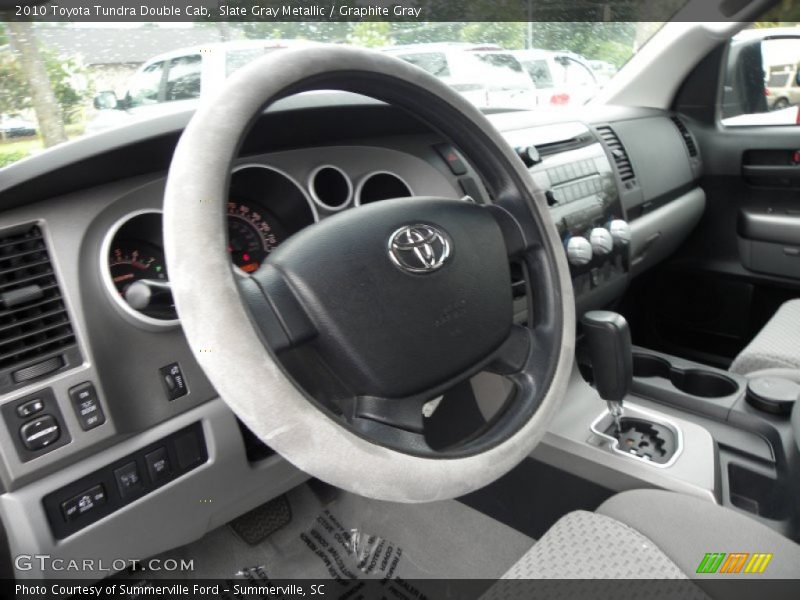 Slate Gray Metallic / Graphite Gray 2010 Toyota Tundra Double Cab