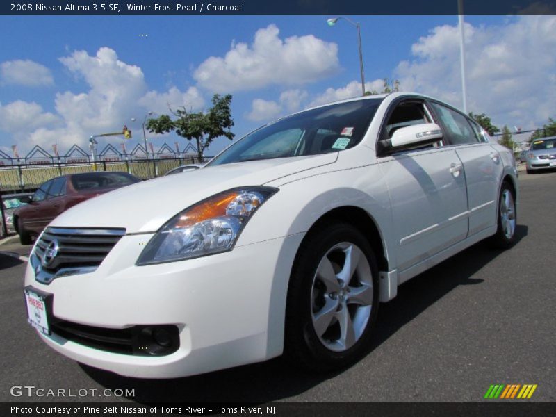 Winter Frost Pearl / Charcoal 2008 Nissan Altima 3.5 SE