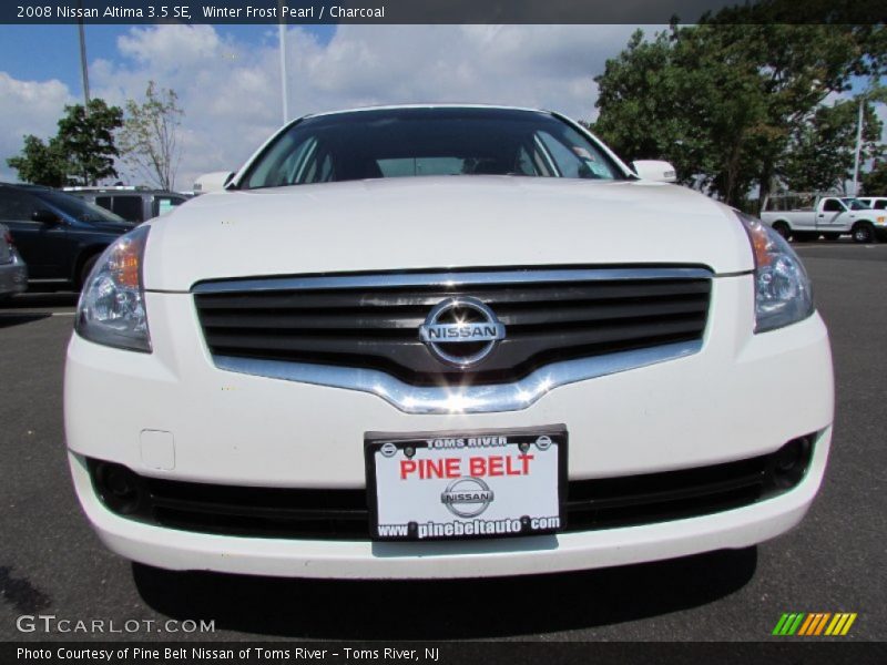 Winter Frost Pearl / Charcoal 2008 Nissan Altima 3.5 SE