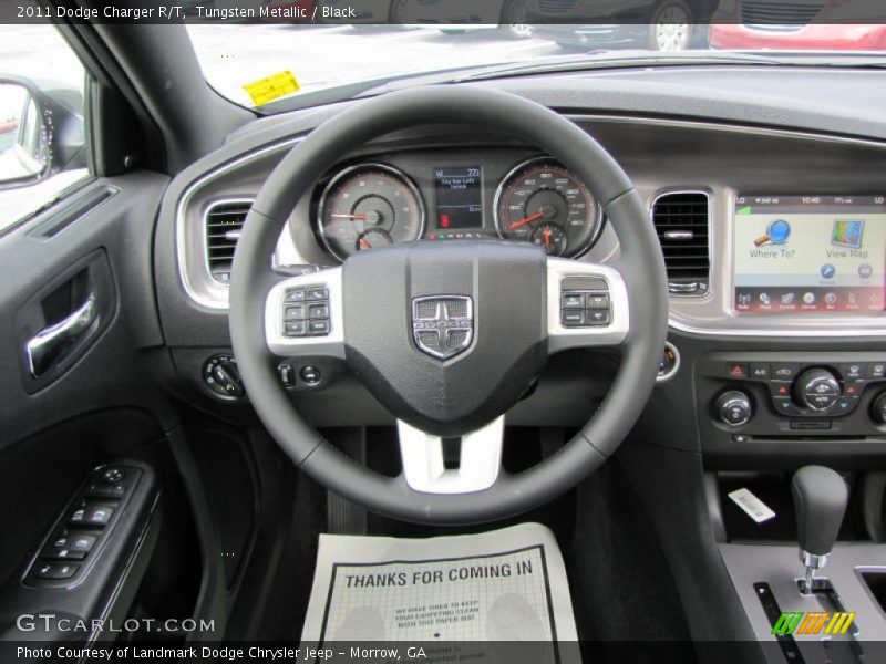 Tungsten Metallic / Black 2011 Dodge Charger R/T