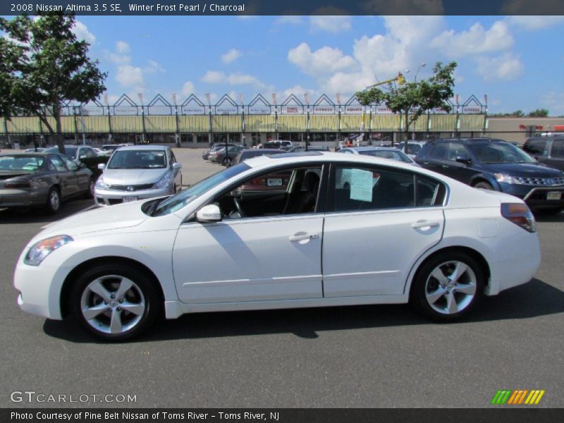 Winter Frost Pearl / Charcoal 2008 Nissan Altima 3.5 SE