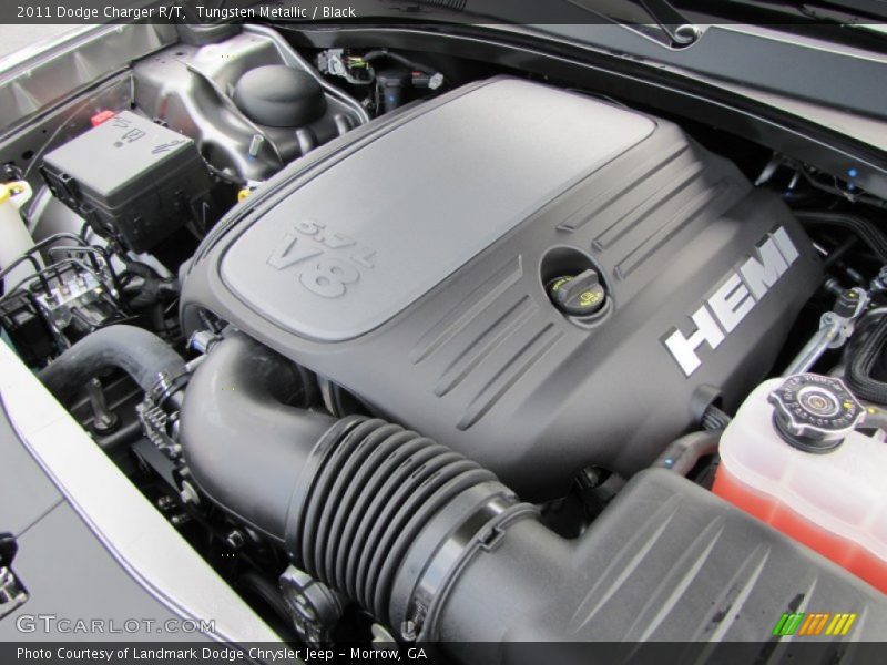 Tungsten Metallic / Black 2011 Dodge Charger R/T