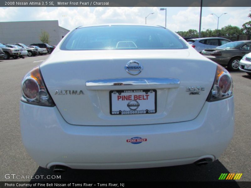 Winter Frost Pearl / Charcoal 2008 Nissan Altima 3.5 SE
