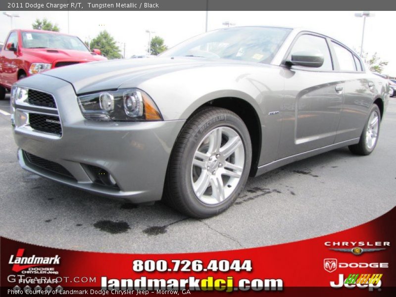Tungsten Metallic / Black 2011 Dodge Charger R/T
