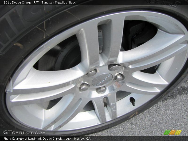 Tungsten Metallic / Black 2011 Dodge Charger R/T