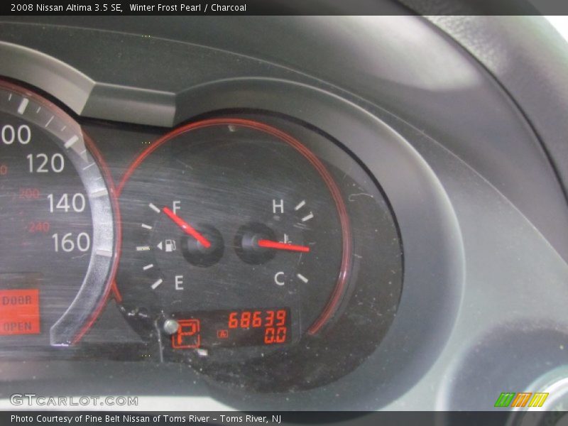 Winter Frost Pearl / Charcoal 2008 Nissan Altima 3.5 SE