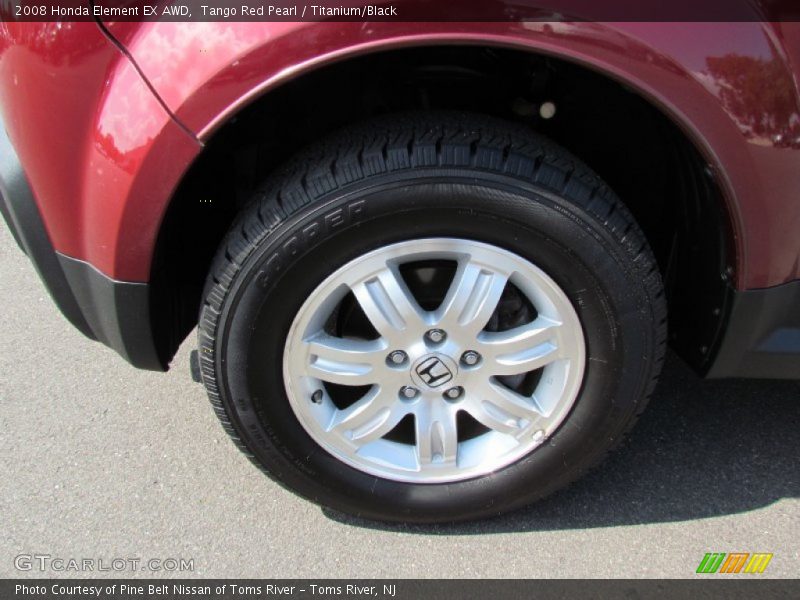 Tango Red Pearl / Titanium/Black 2008 Honda Element EX AWD