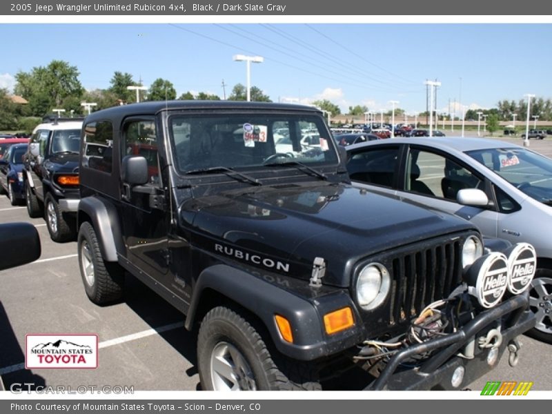 Black / Dark Slate Gray 2005 Jeep Wrangler Unlimited Rubicon 4x4