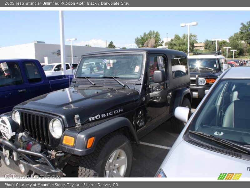 Black / Dark Slate Gray 2005 Jeep Wrangler Unlimited Rubicon 4x4