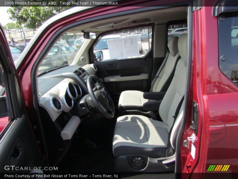 Tango Red Pearl / Titanium/Black 2008 Honda Element EX AWD