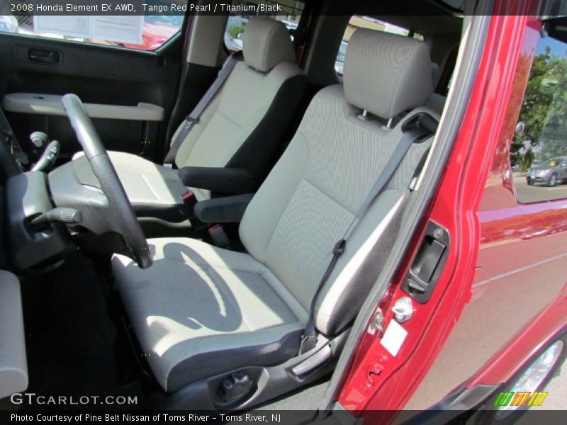 Tango Red Pearl / Titanium/Black 2008 Honda Element EX AWD