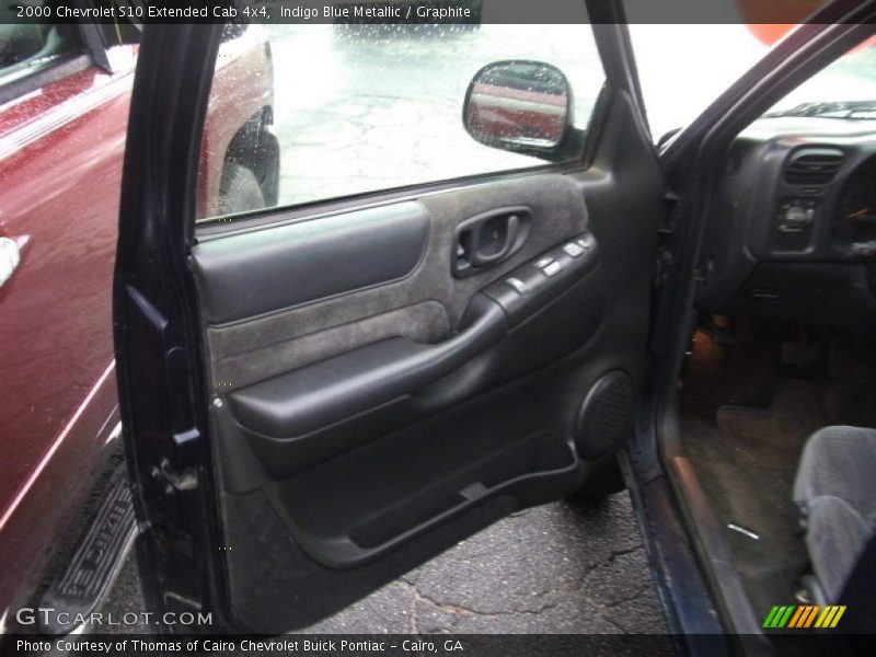 Indigo Blue Metallic / Graphite 2000 Chevrolet S10 Extended Cab 4x4