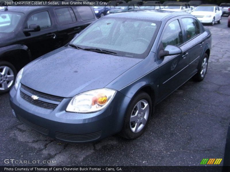 Blue Granite Metallic / Gray 2007 Chevrolet Cobalt LT Sedan