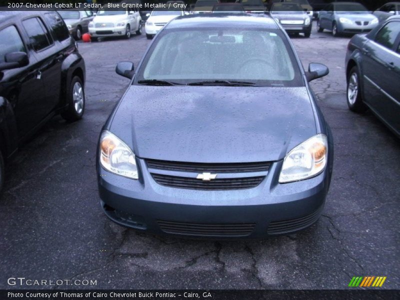 Blue Granite Metallic / Gray 2007 Chevrolet Cobalt LT Sedan