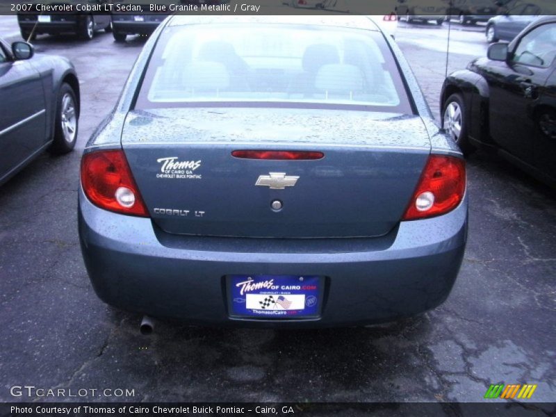 Blue Granite Metallic / Gray 2007 Chevrolet Cobalt LT Sedan