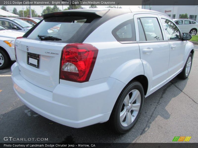 Bright White / Dark Slate/Medium Graystone 2011 Dodge Caliber Mainstreet