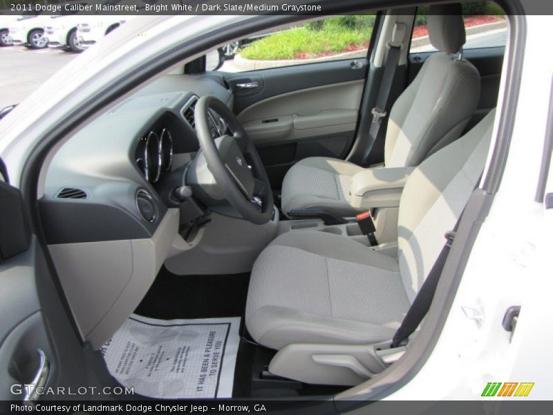 Bright White / Dark Slate/Medium Graystone 2011 Dodge Caliber Mainstreet