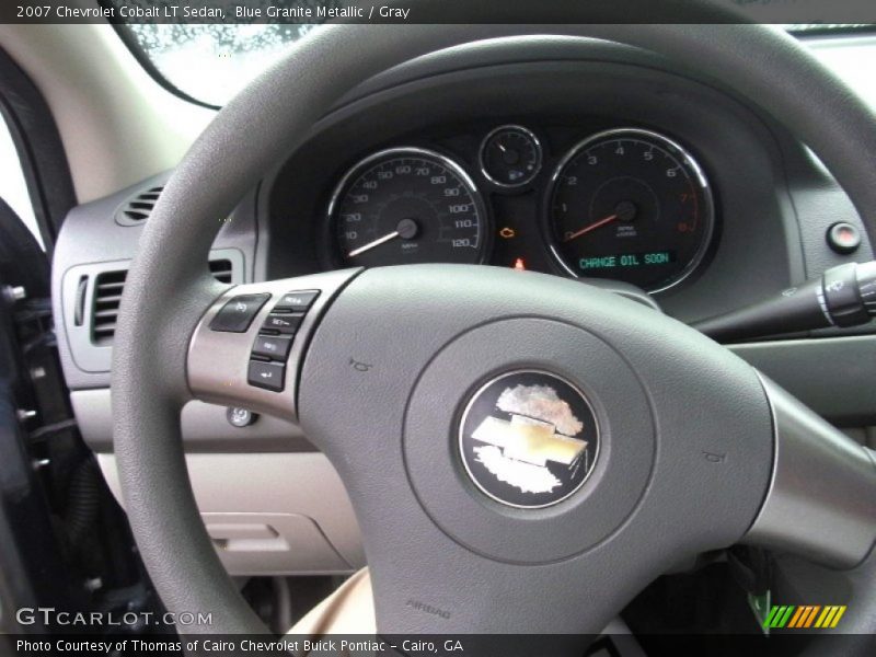 Blue Granite Metallic / Gray 2007 Chevrolet Cobalt LT Sedan