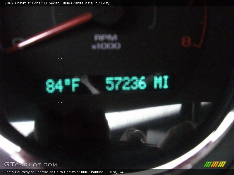 Blue Granite Metallic / Gray 2007 Chevrolet Cobalt LT Sedan