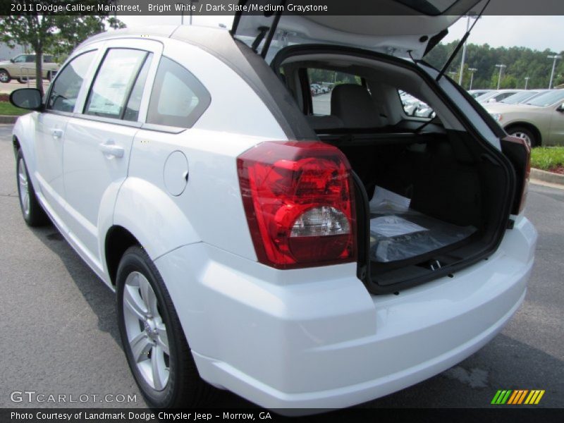Bright White / Dark Slate/Medium Graystone 2011 Dodge Caliber Mainstreet
