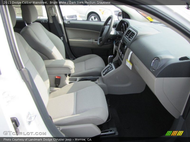Bright White / Dark Slate/Medium Graystone 2011 Dodge Caliber Mainstreet