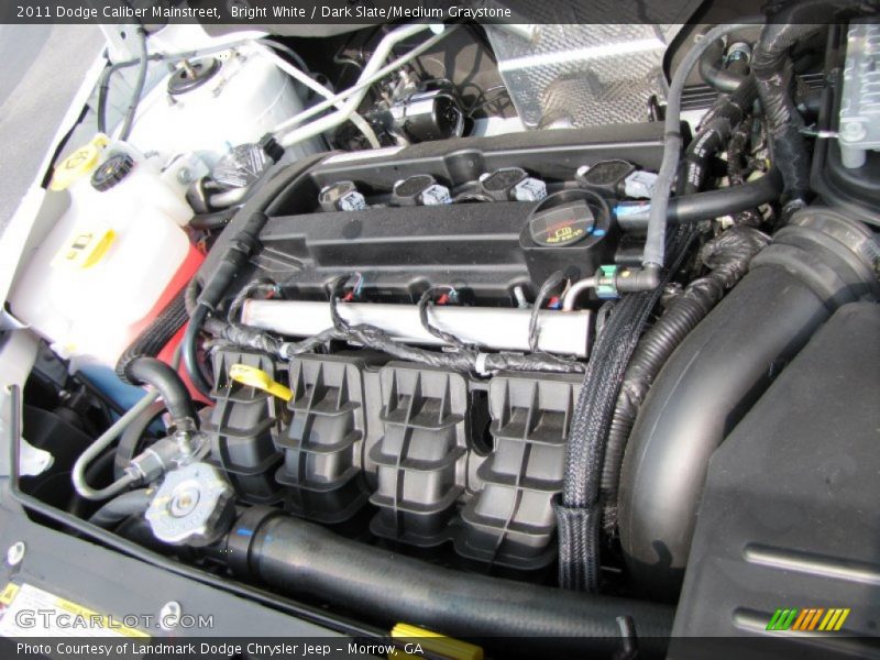 Bright White / Dark Slate/Medium Graystone 2011 Dodge Caliber Mainstreet