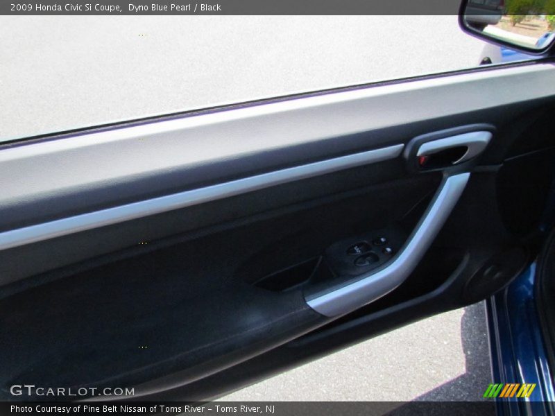 Dyno Blue Pearl / Black 2009 Honda Civic Si Coupe