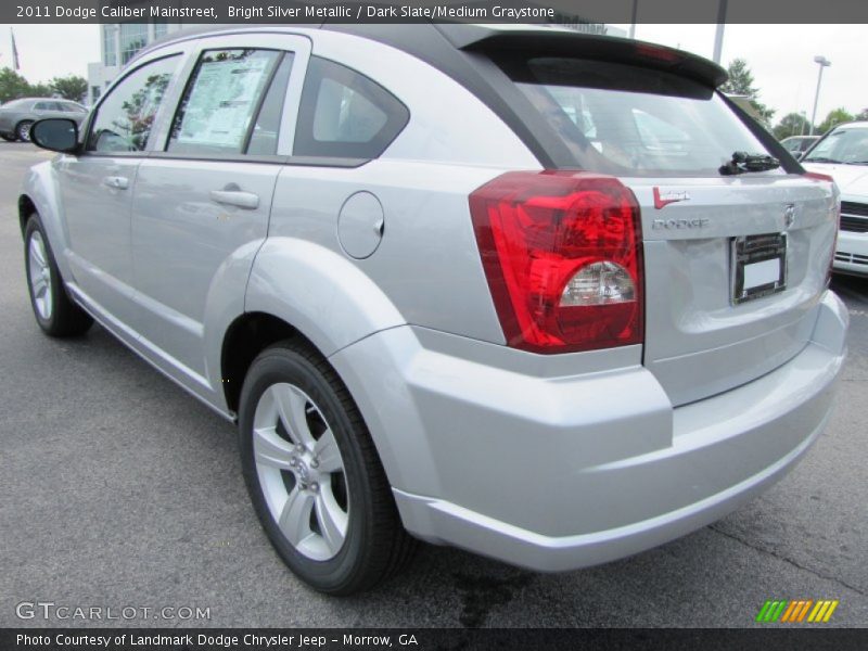 Bright Silver Metallic / Dark Slate/Medium Graystone 2011 Dodge Caliber Mainstreet