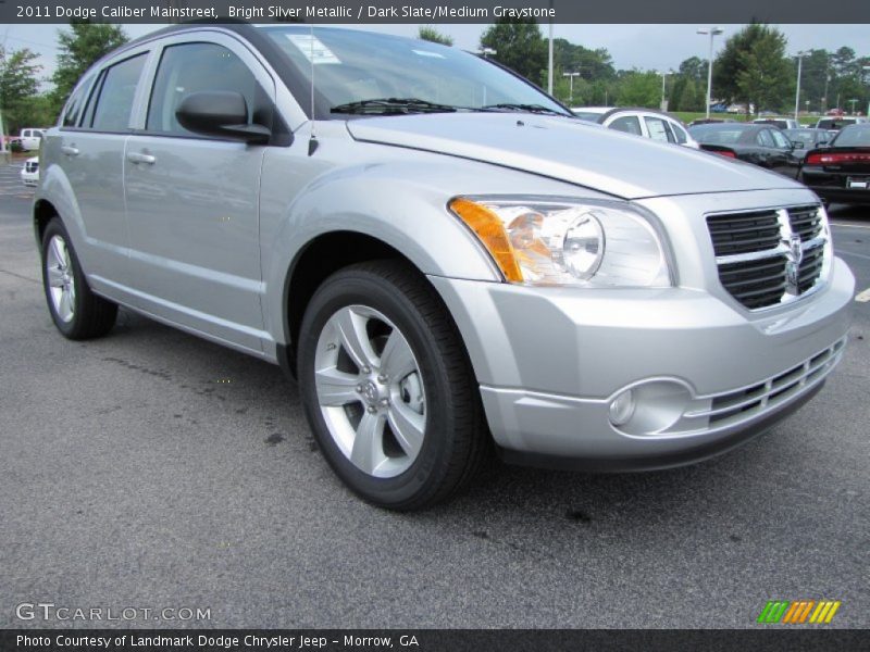 Bright Silver Metallic / Dark Slate/Medium Graystone 2011 Dodge Caliber Mainstreet