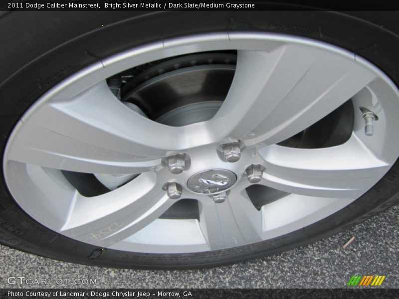 Bright Silver Metallic / Dark Slate/Medium Graystone 2011 Dodge Caliber Mainstreet