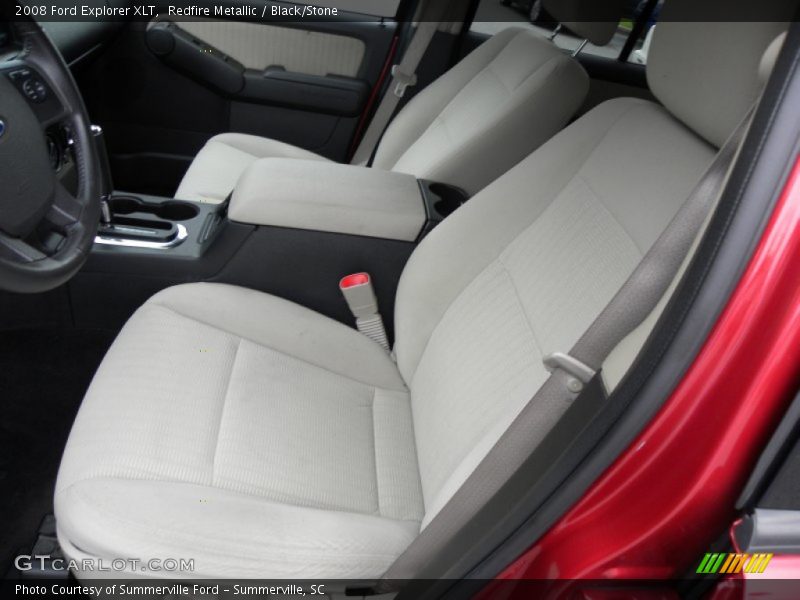 Redfire Metallic / Black/Stone 2008 Ford Explorer XLT