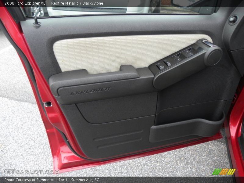 Redfire Metallic / Black/Stone 2008 Ford Explorer XLT