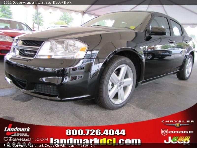 Black / Black 2011 Dodge Avenger Mainstreet