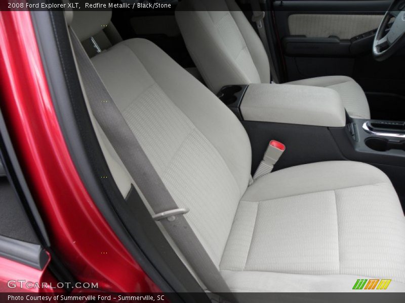 Redfire Metallic / Black/Stone 2008 Ford Explorer XLT