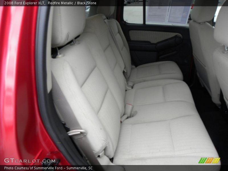 Redfire Metallic / Black/Stone 2008 Ford Explorer XLT