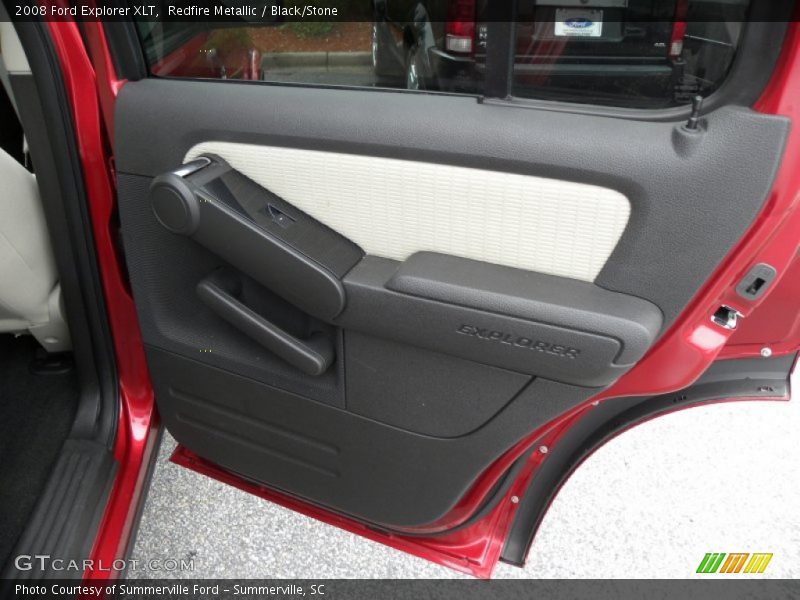 Redfire Metallic / Black/Stone 2008 Ford Explorer XLT