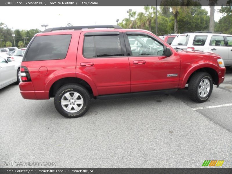 Redfire Metallic / Black/Stone 2008 Ford Explorer XLT