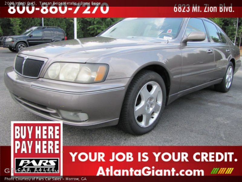 Tuscan Beige Metallic / Stone Beige 2000 Infiniti Q 45