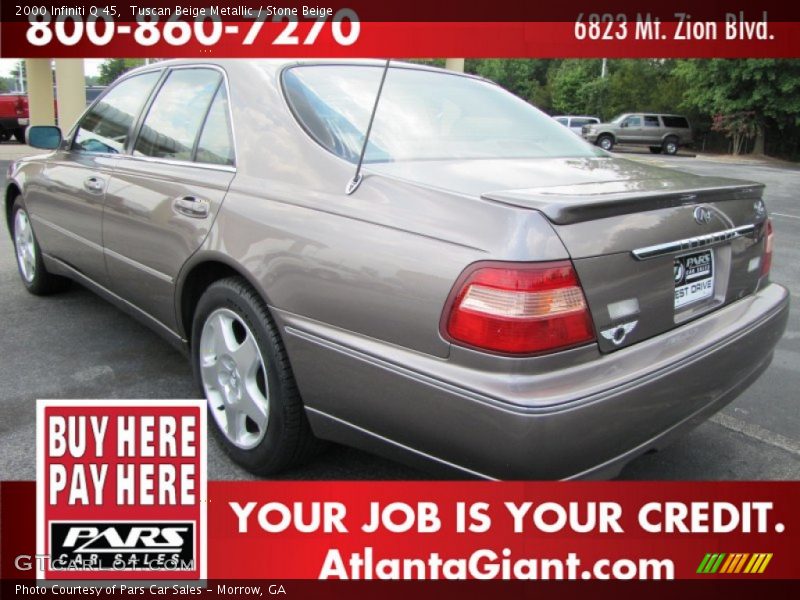 Tuscan Beige Metallic / Stone Beige 2000 Infiniti Q 45