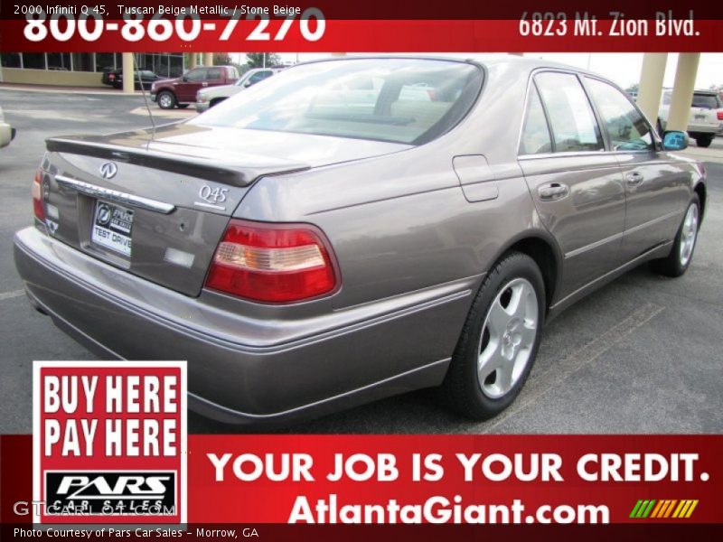 Tuscan Beige Metallic / Stone Beige 2000 Infiniti Q 45