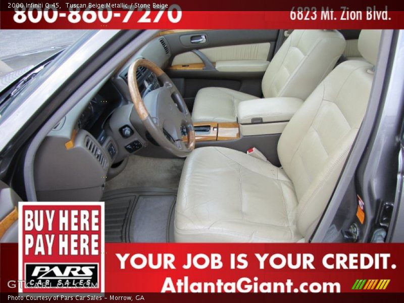 Tuscan Beige Metallic / Stone Beige 2000 Infiniti Q 45