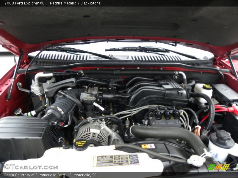 Redfire Metallic / Black/Stone 2008 Ford Explorer XLT