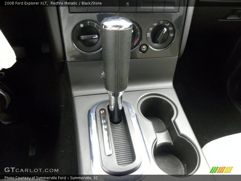 Redfire Metallic / Black/Stone 2008 Ford Explorer XLT