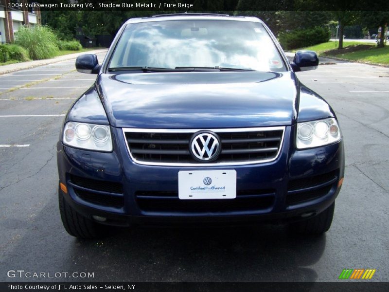 Shadow Blue Metallic / Pure Beige 2004 Volkswagen Touareg V6