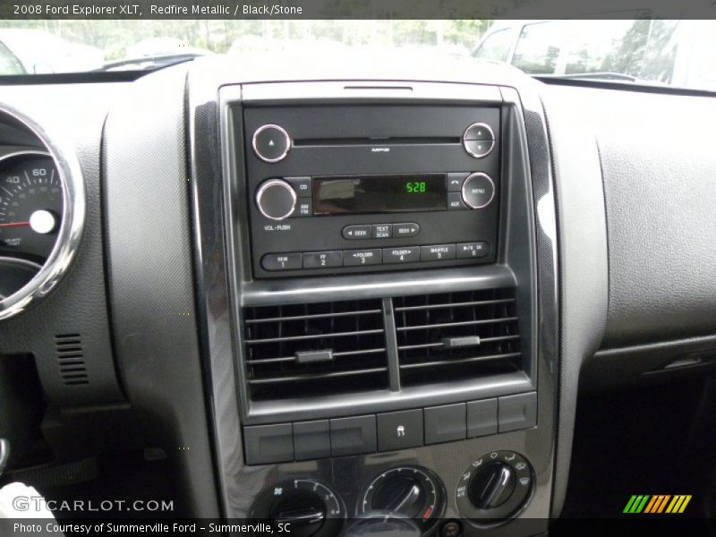 Redfire Metallic / Black/Stone 2008 Ford Explorer XLT