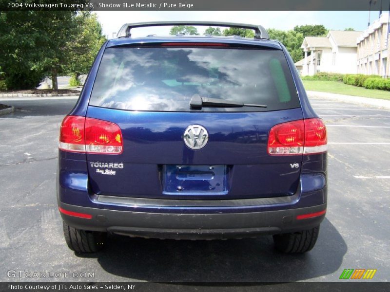 Shadow Blue Metallic / Pure Beige 2004 Volkswagen Touareg V6