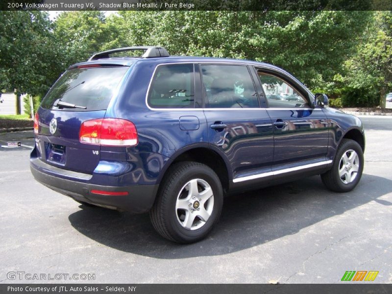 Shadow Blue Metallic / Pure Beige 2004 Volkswagen Touareg V6
