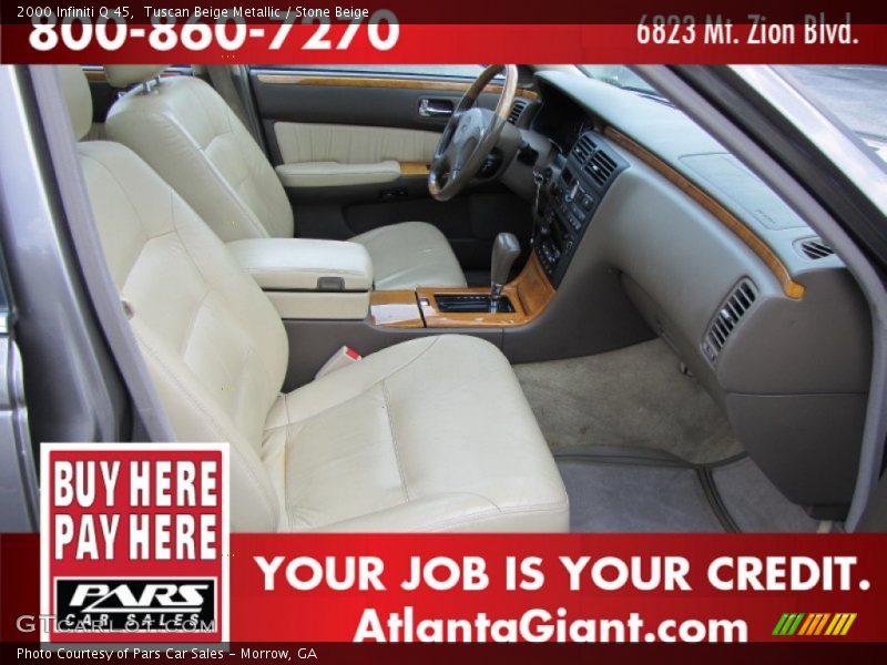 Tuscan Beige Metallic / Stone Beige 2000 Infiniti Q 45