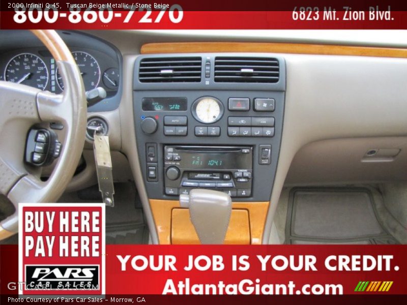 Tuscan Beige Metallic / Stone Beige 2000 Infiniti Q 45