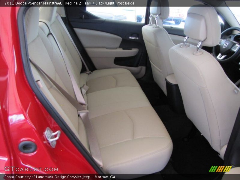 Redline 2 Pearl / Black/Light Frost Beige 2011 Dodge Avenger Mainstreet